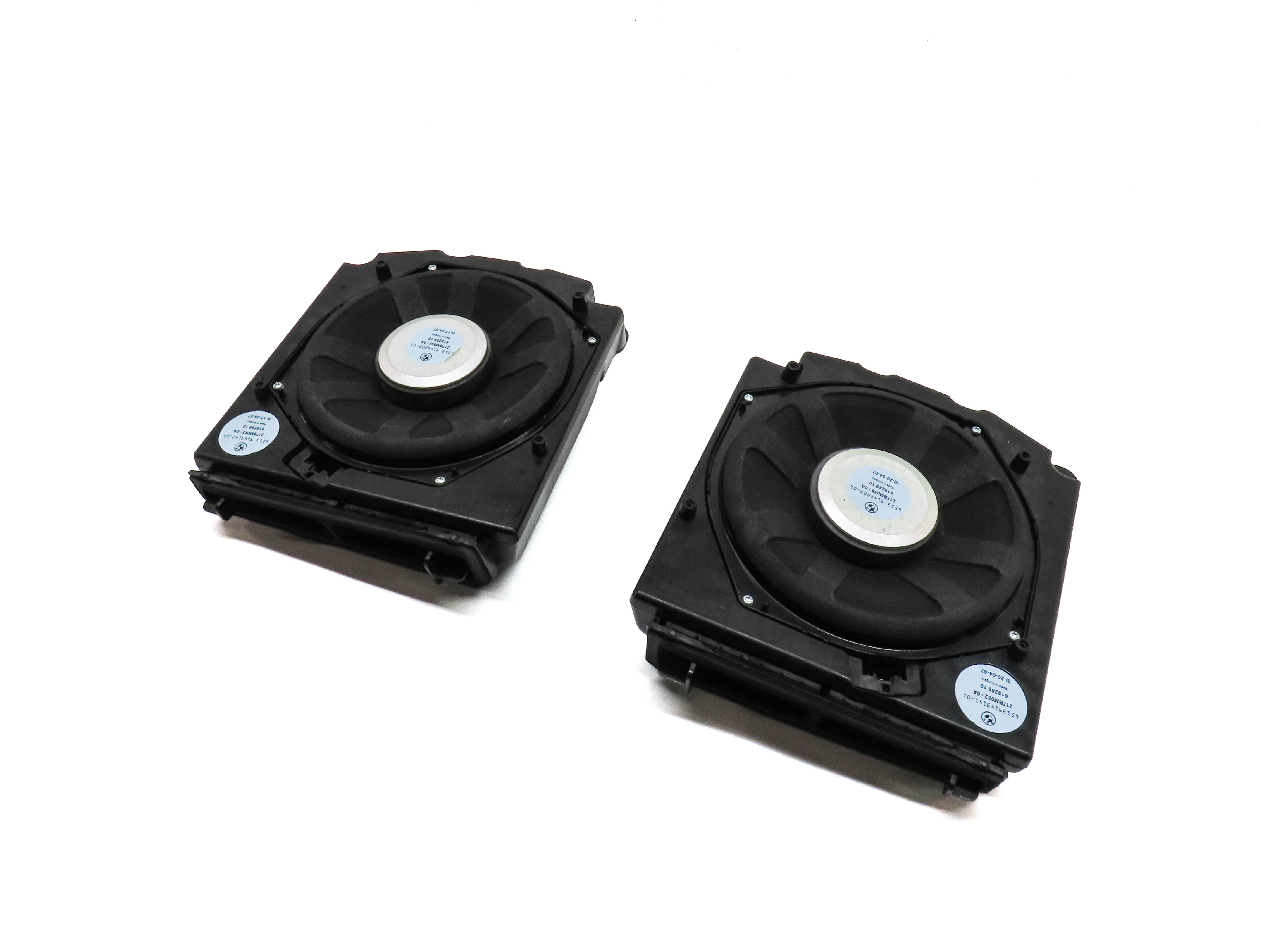 2008 BMW 535XI SEDAN (E60) STEREO AUDIO SOUND SYSTEM SUB WOOFER SPEAKER SET/2 — exact item pictured